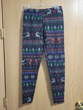 Christmas Fleece Lined Leggings